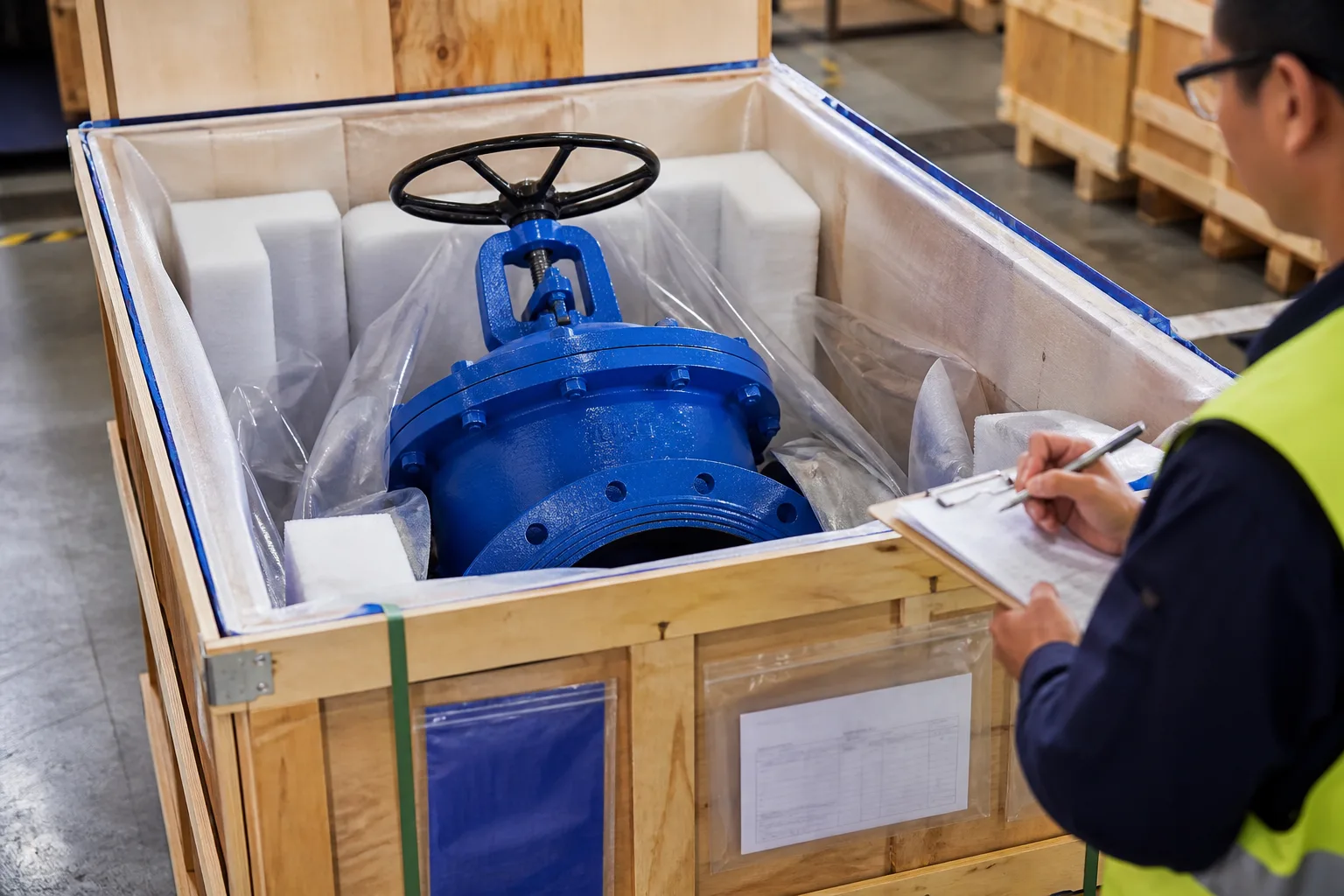 Inspection, Packing & Dispatch representative industrial process